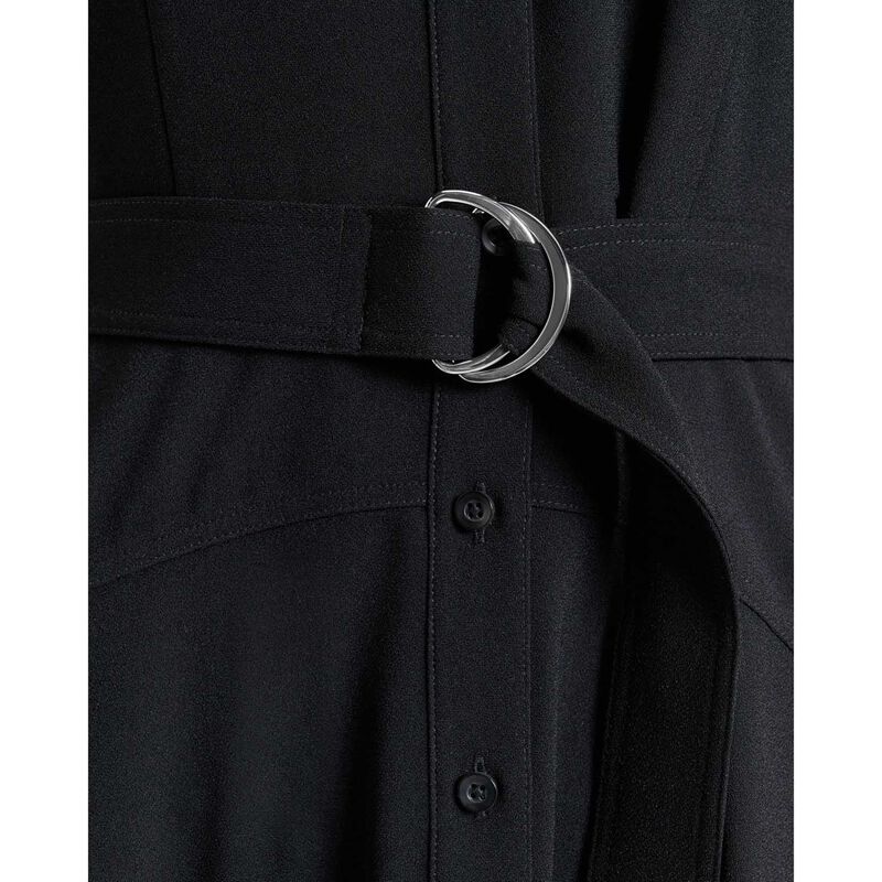 Cue Crepe Midi Shirt Dress image number 2